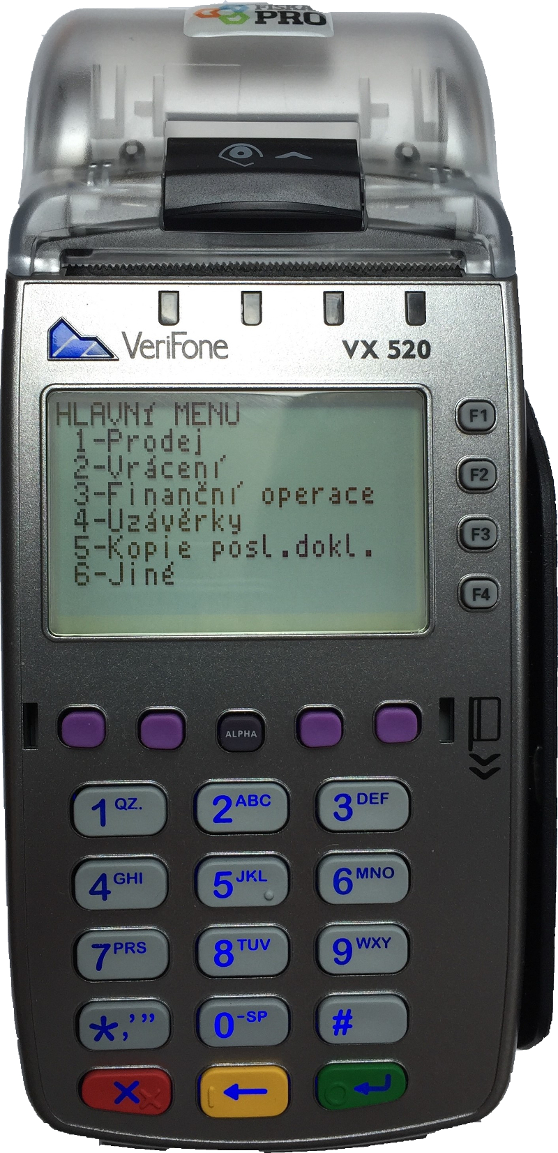 X-POS Platebn� termin�l LAN
