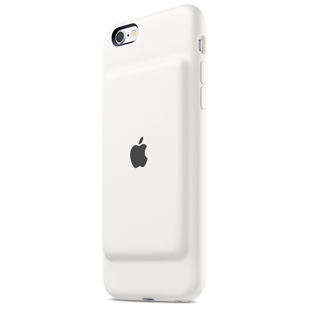 iPhone 6s Smart Battery Case Charcoal White