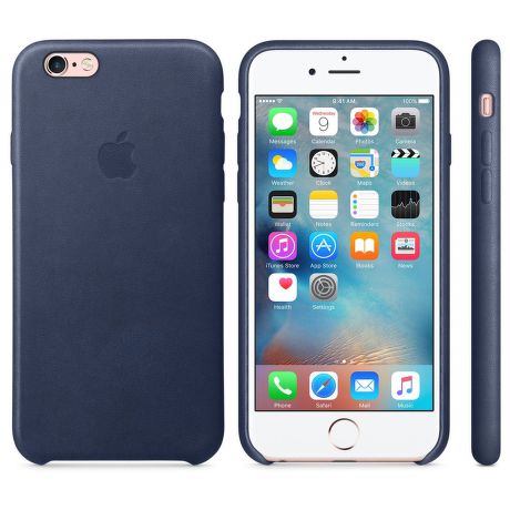 iPhone 6S Leather Case Midnight Blue