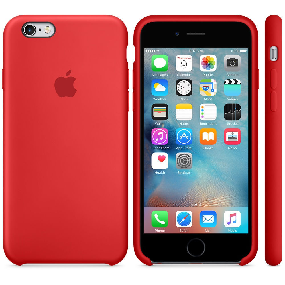 iPhone 6S Silicone Case (PRODUCT)RED