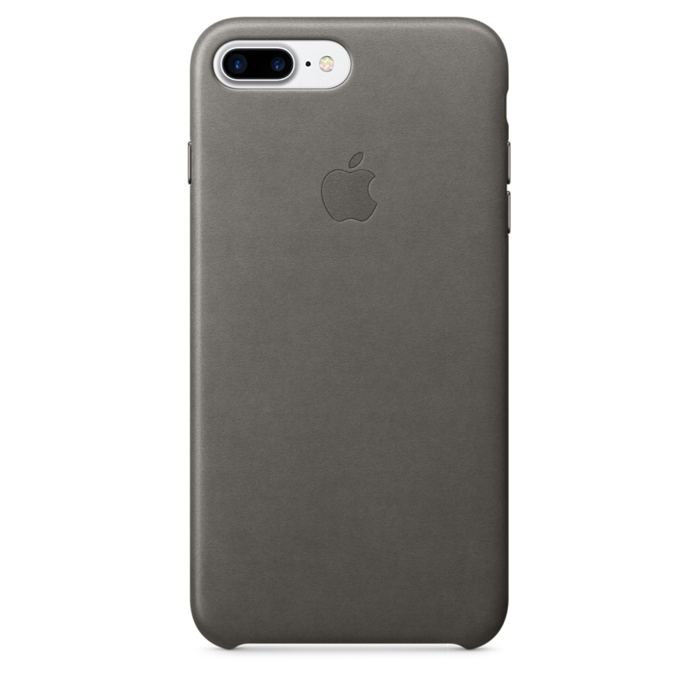 iPhone 7 Plus Leather Case - Storm Gray