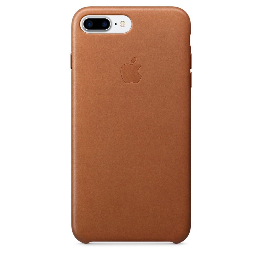 iPhone 7 Plus Leather Case - Saddle Brown