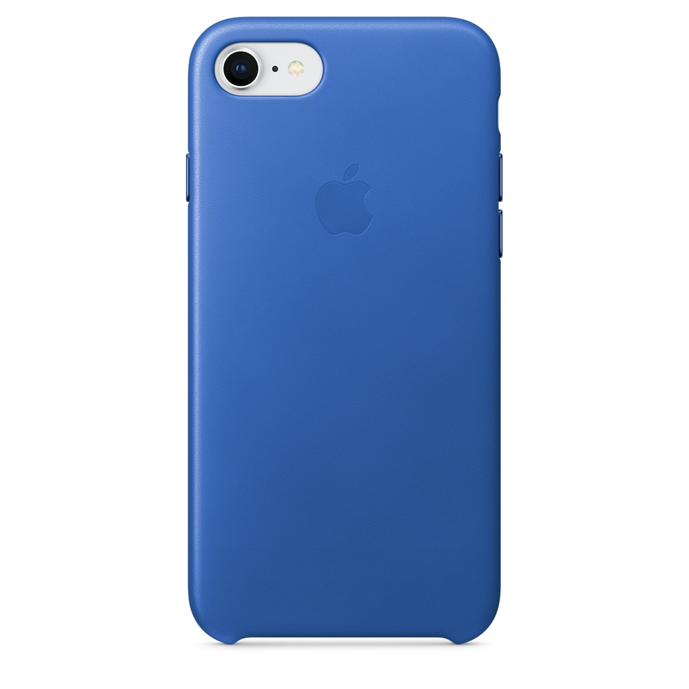 iPhone 8 / 7 Leather Case - Electric Blue