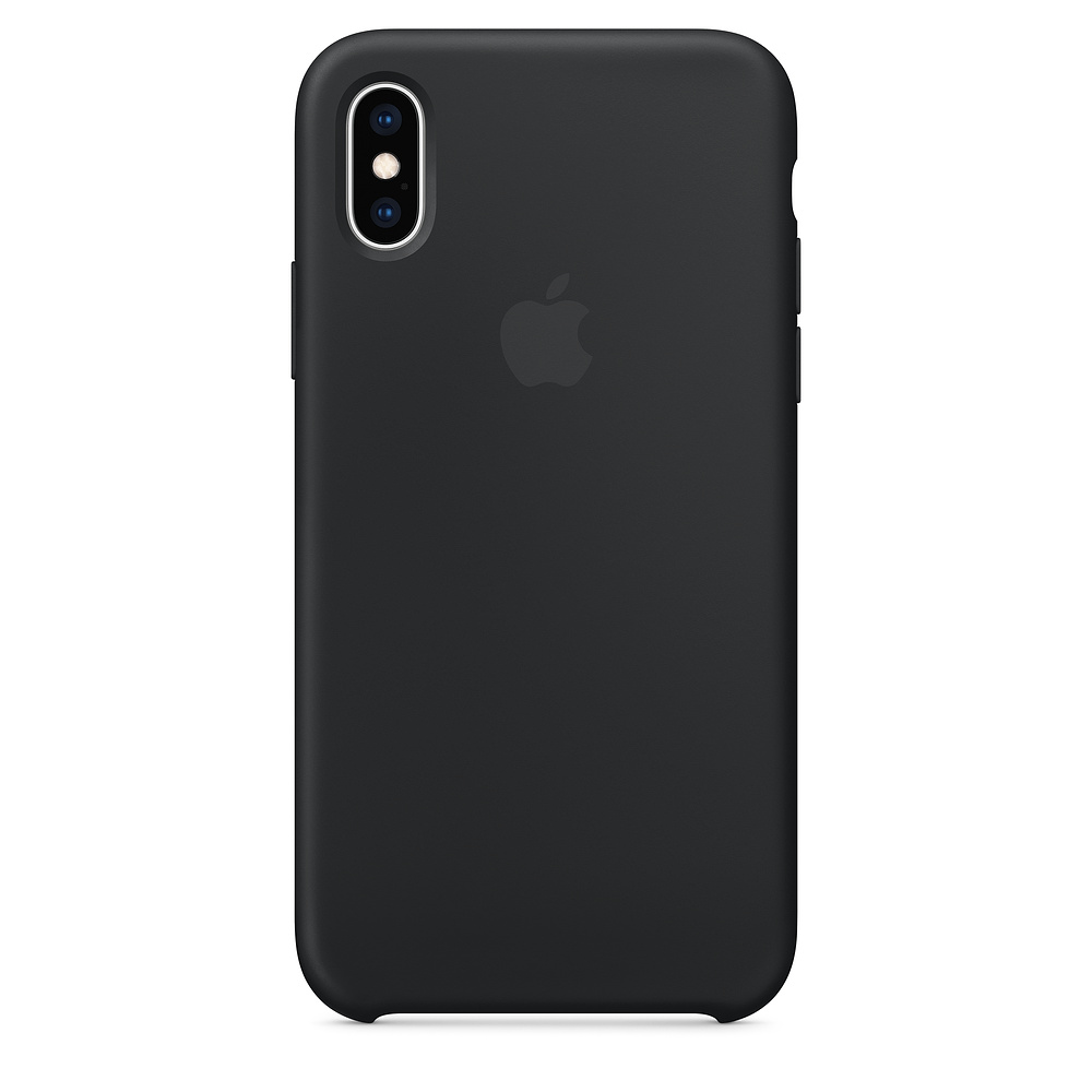 iPhone XS Silicone Case - Black 