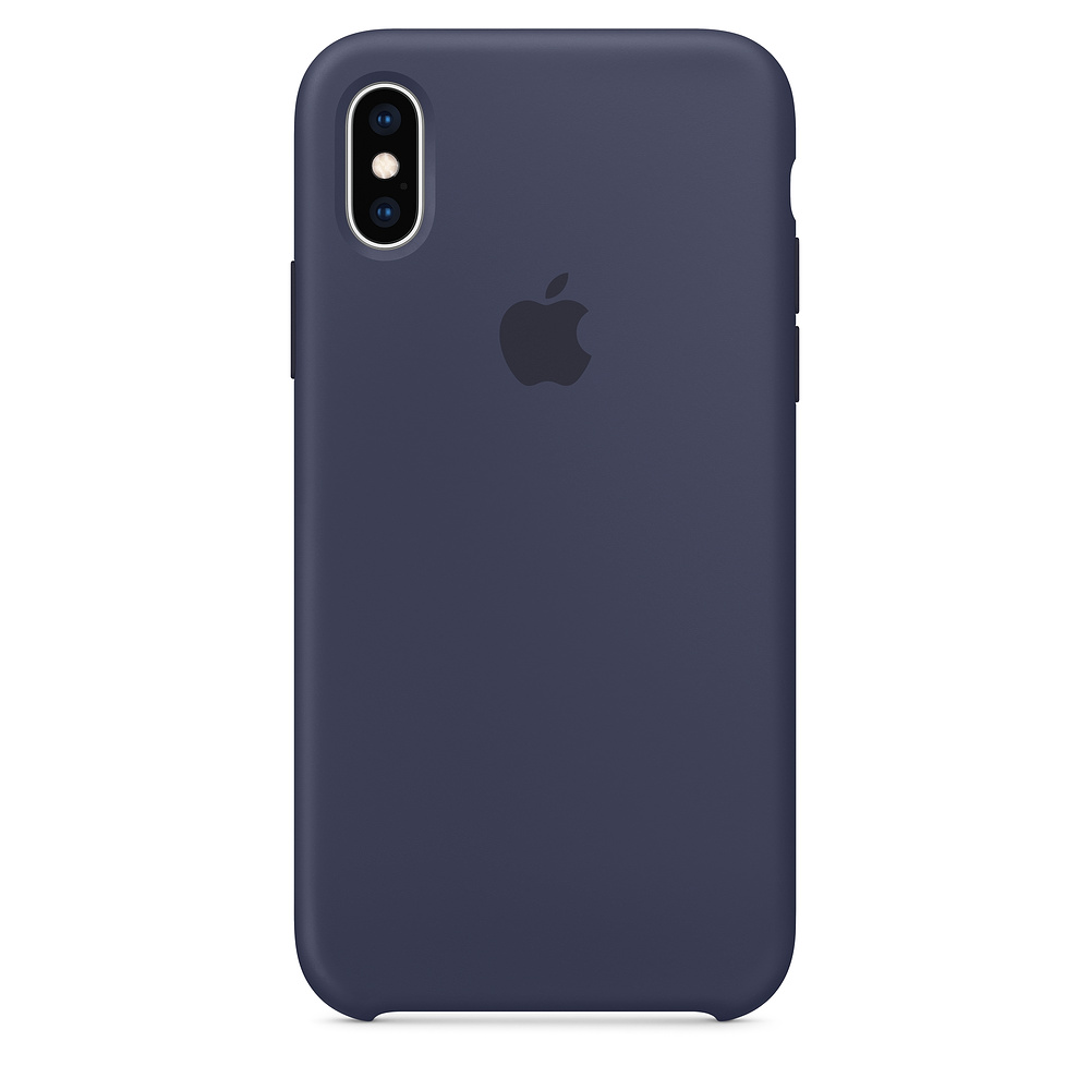 iPhone XS Max Silicone Case - Midnight Blue 