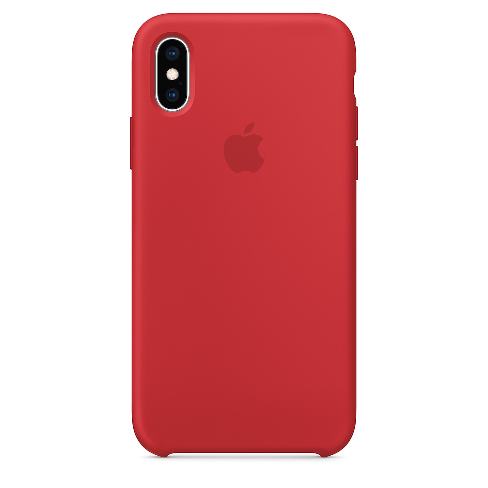iPhone XS Max Silicone Case - (PRODUCT)RED 