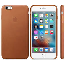 iPhone 6S Plus Leather Case Saddle Brown