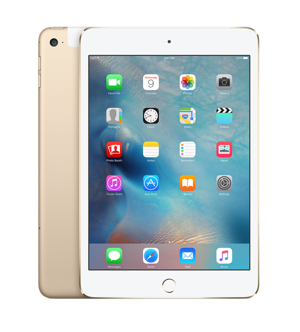 iPad mini 4 Wi-Fi+Cell 128GB Gold 