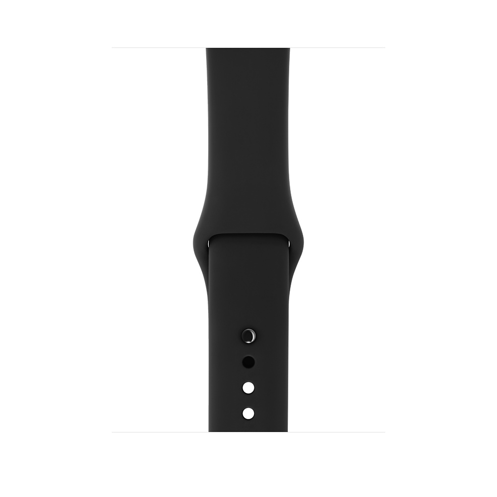 Watch Acc/42/Black Sport Band - M/L & L/XL