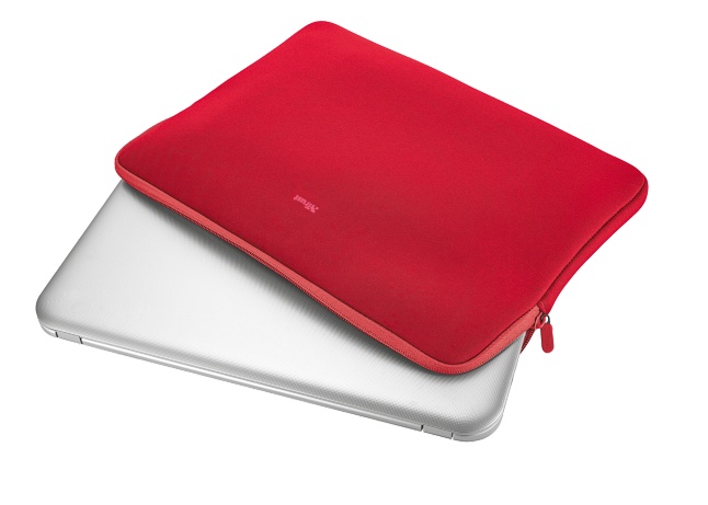 TRUST Primo Soft Sleeve for 17.3' laptops - red 