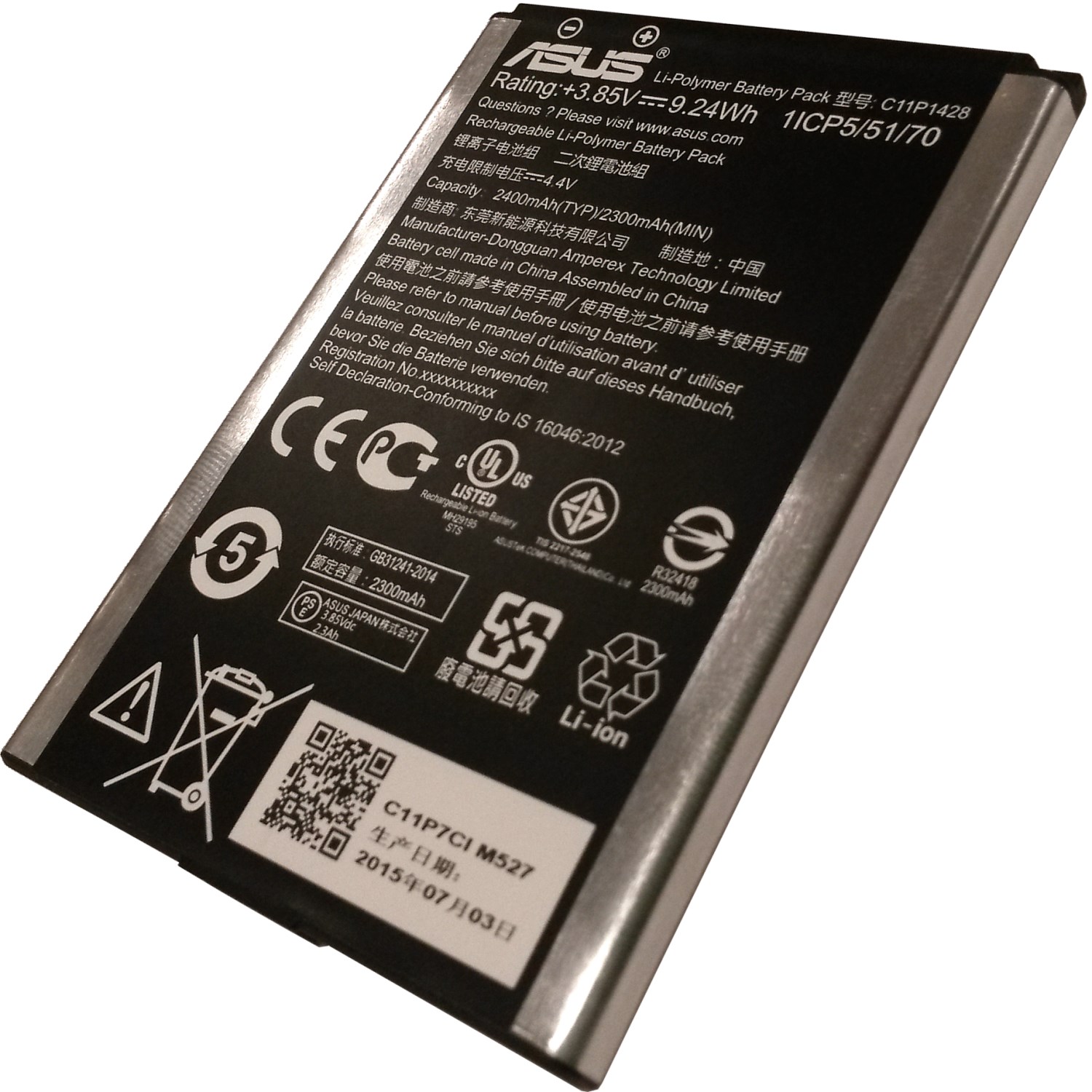 Baterie orig. Asus ZenFone ZE500KL C11P1428 3.85V/9.2WH