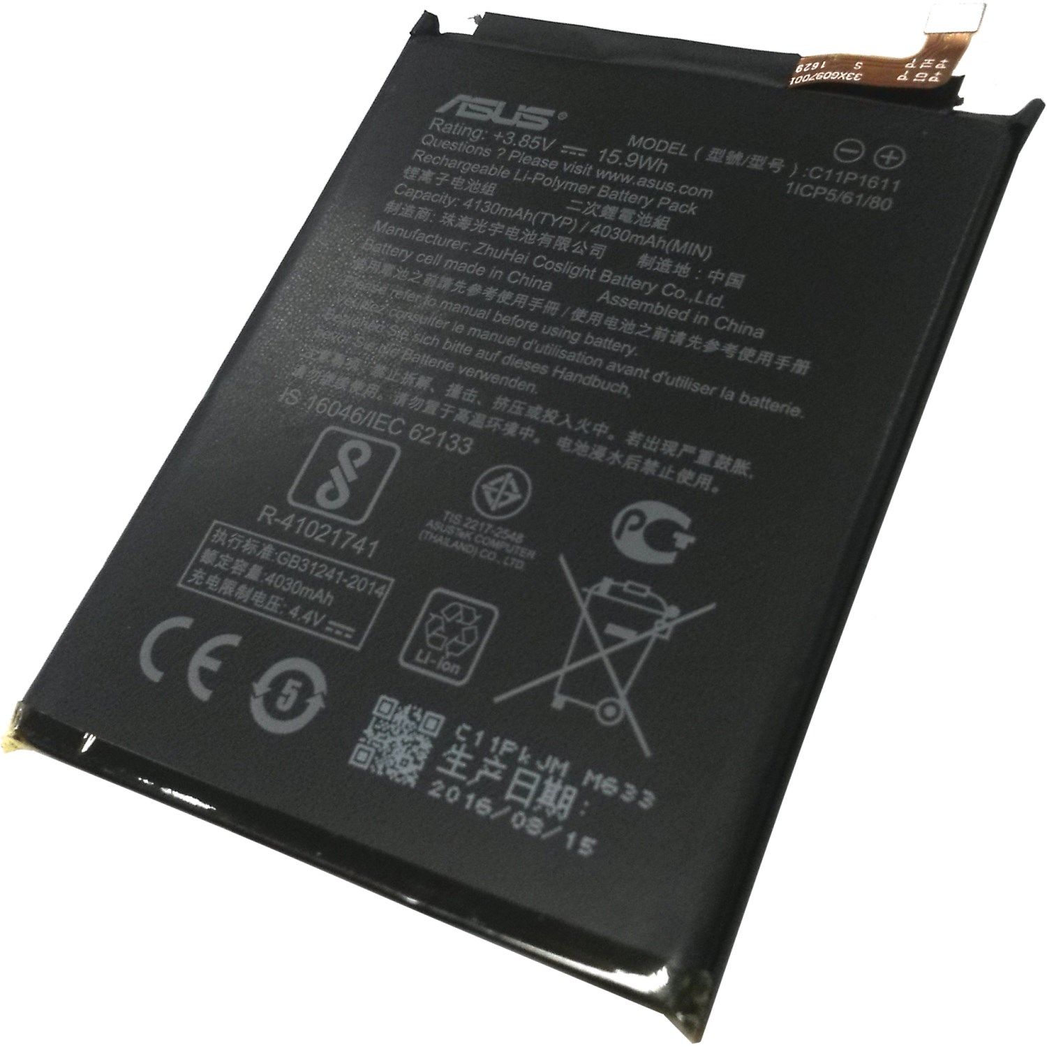 Baterie orig. Asus ZenFone ZC520TL C11P1611 3.85V/15.78WH