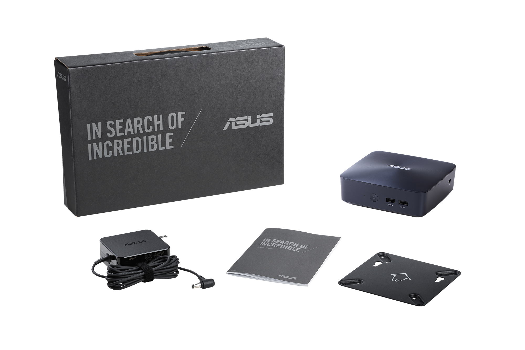 AKCE_ASUS UN65U i7-7500U/2,7GHz/4GB DDR4/128GB SSD/HDMI/DP/2x USB 3.1/VESA/Bez OS /CSM