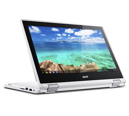 Acer Chromebook Spin R 11 - 11,6T'/N3160/4G/64GB/Chrome b�l� 