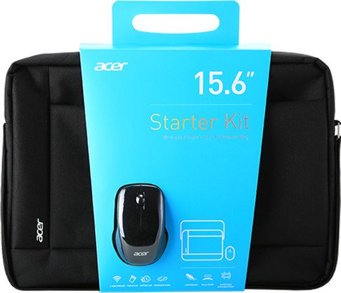 Acer STARTER KIT 15,6 bra�na �ern� + bezdr�tov� my� 
