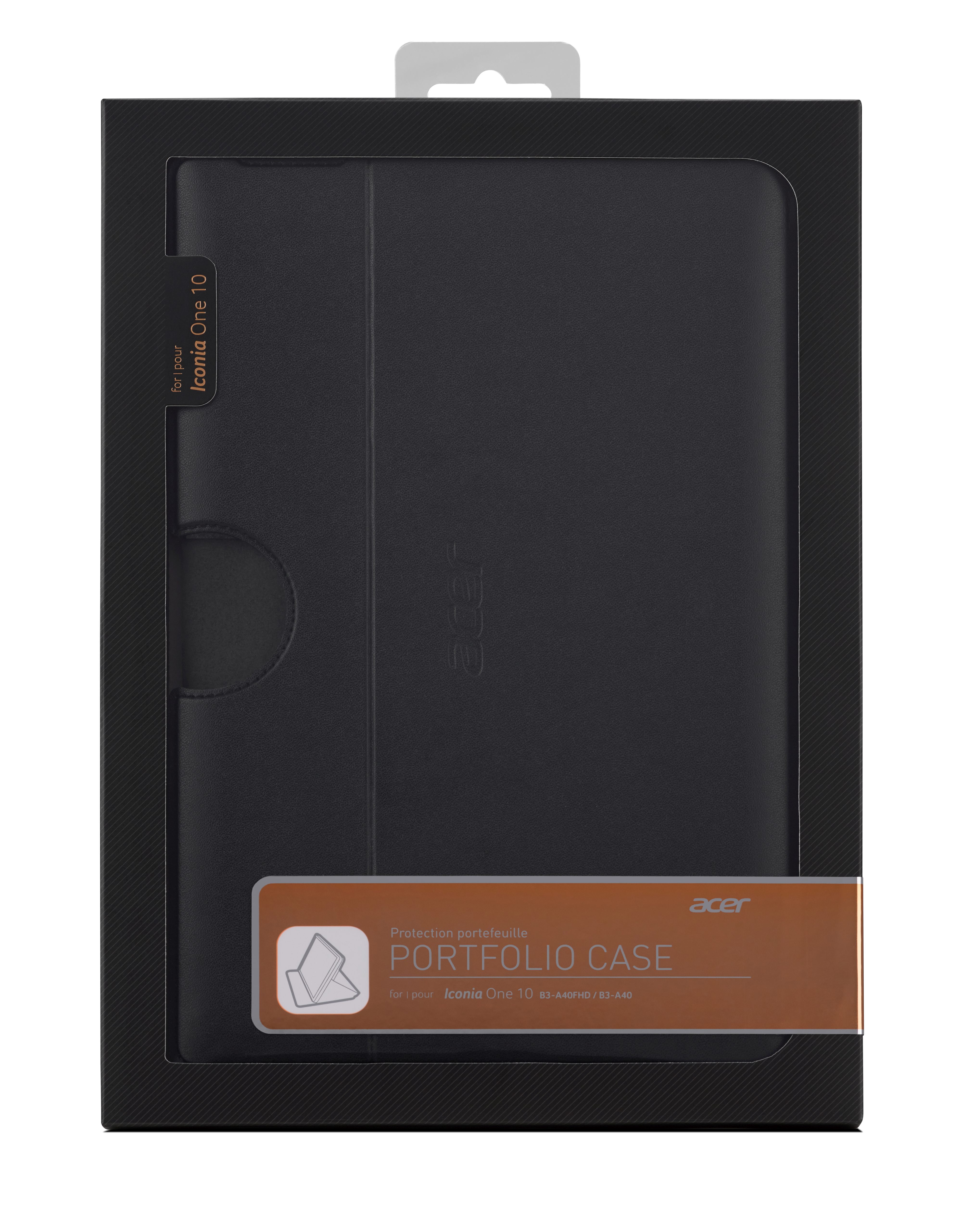 Acer PORTFOLIO CASE obal na Iconia One 10 (B3-A40) �ern� 