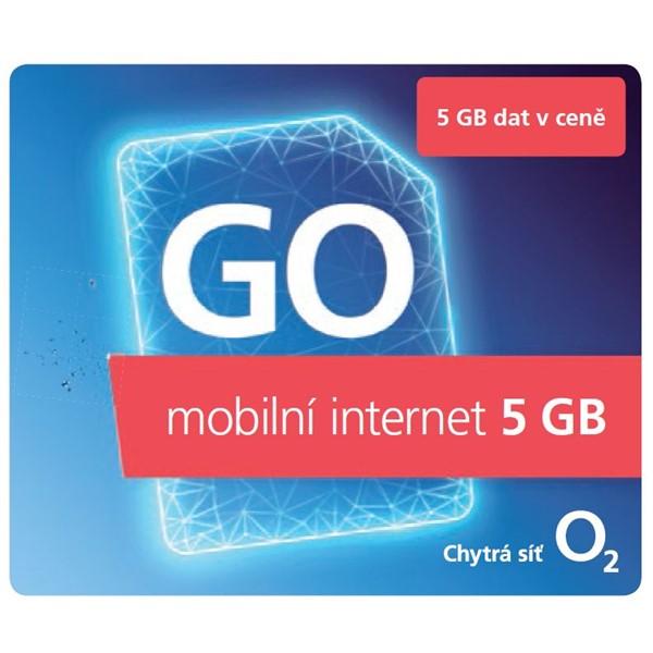 O2 P�edplacen� GO mobiln� internet 5GB