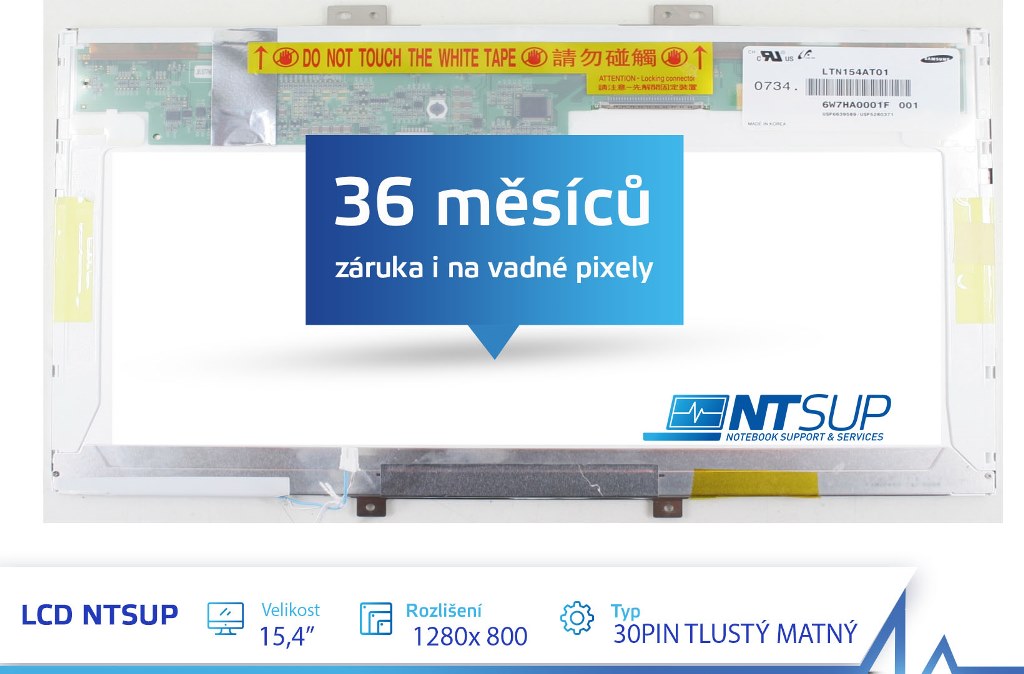 LCD PANEL NTSUP 15,4' 1280X800 30PIN TLUST� MATN� 