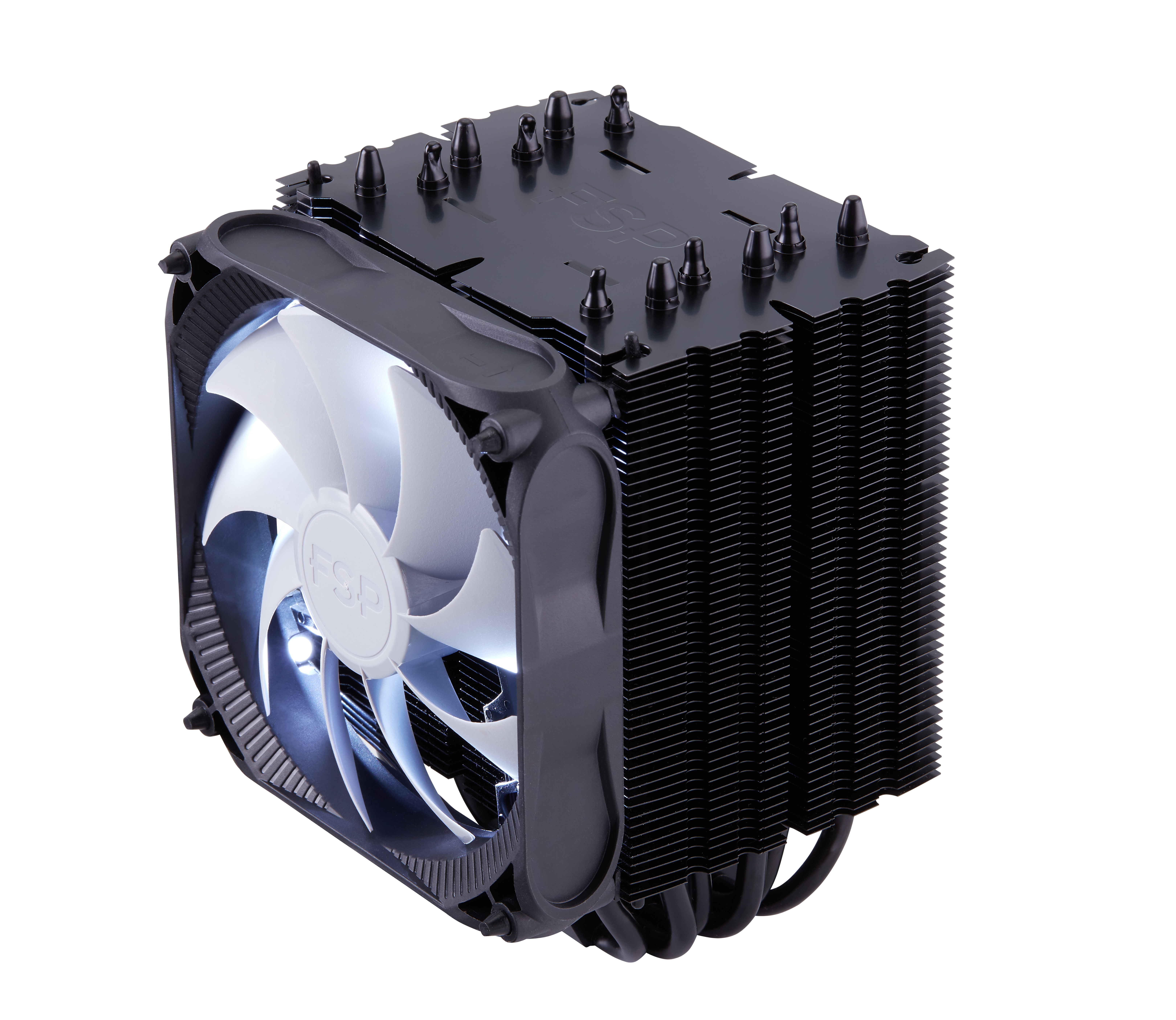 FSP/Fortron Chladi� CPU Windale 6 Cooler AC602, 6 Heat-Pipe, 240W TPD, 120 mm PWM white LED