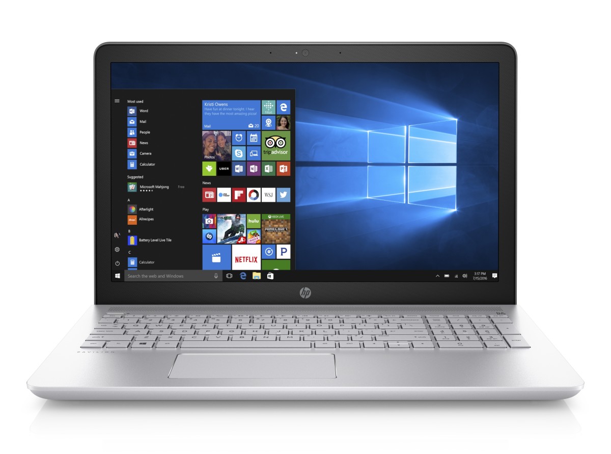 HP Pavilion 15-cc003nc FHD i3-7100U/4GB/1TB/DVD/2RServis/W10H/ Mineral silver