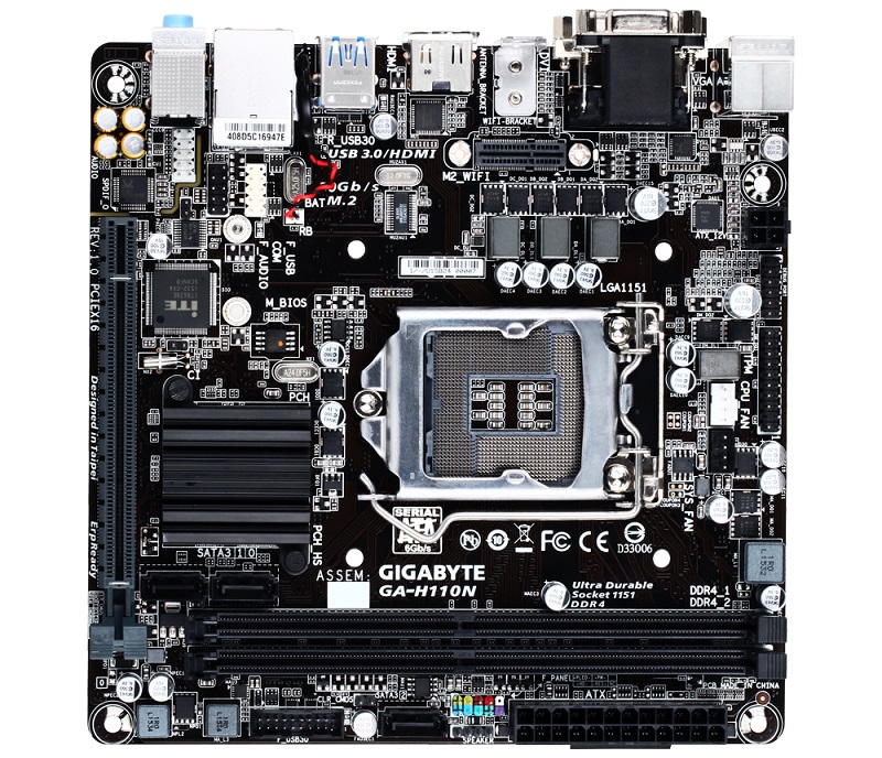 GIGABYTE H110N (rev. 1.0)