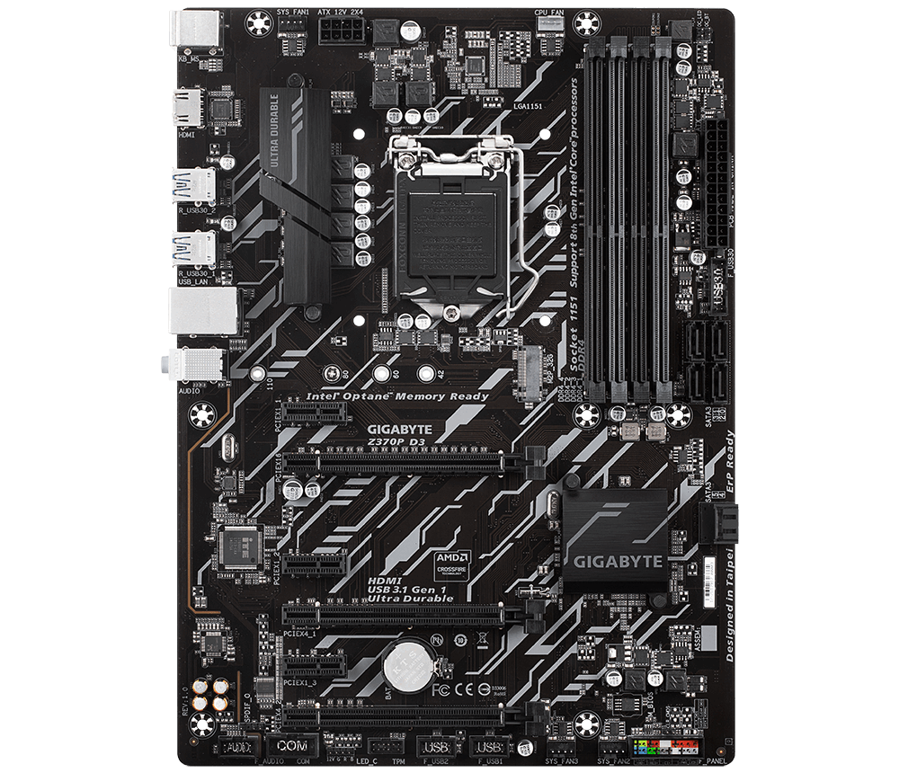 GIGABYTE Z370P D3 (rev. 1.0)