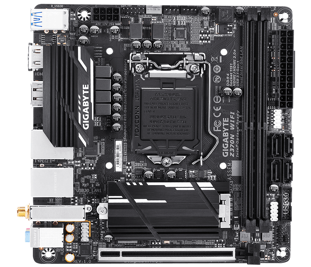 GIGABYTE Z370N WIFI (rev. 1.0)