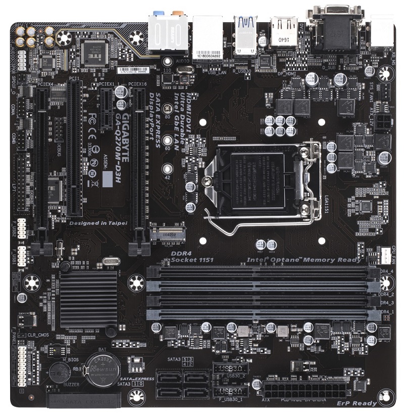GIGABYTE Q270M-D3H (rev. 1.0)