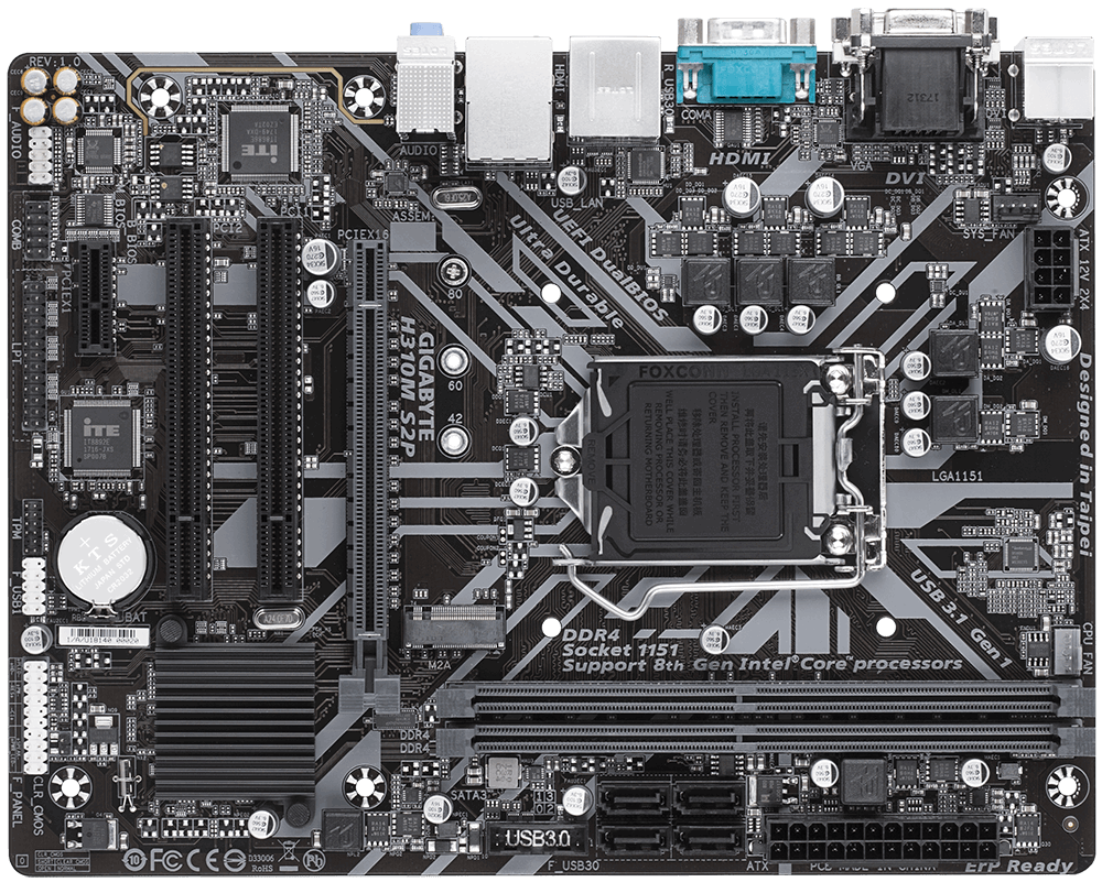 GIGABYTE H310M S2P (rev. 1.0)