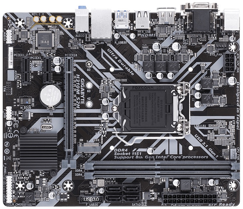 GIGABYTE H310M S2H (rev. 1.x)