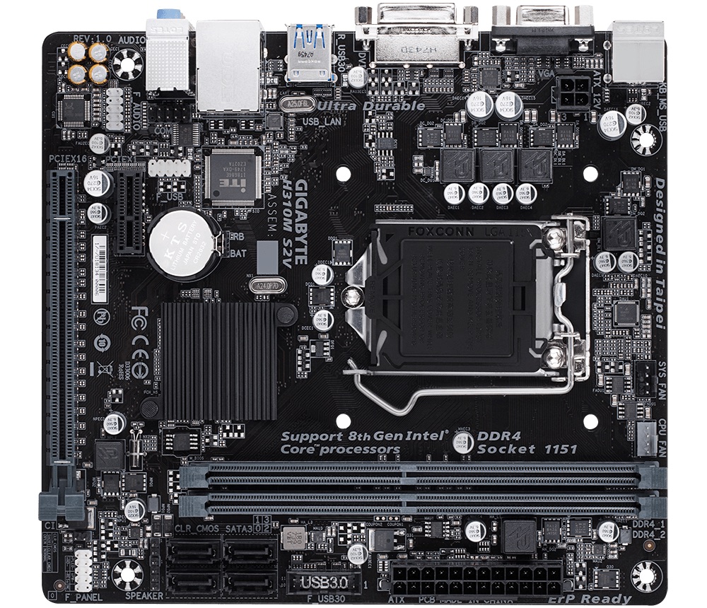GIGABYTE H310M S2V (rev. 1.0)