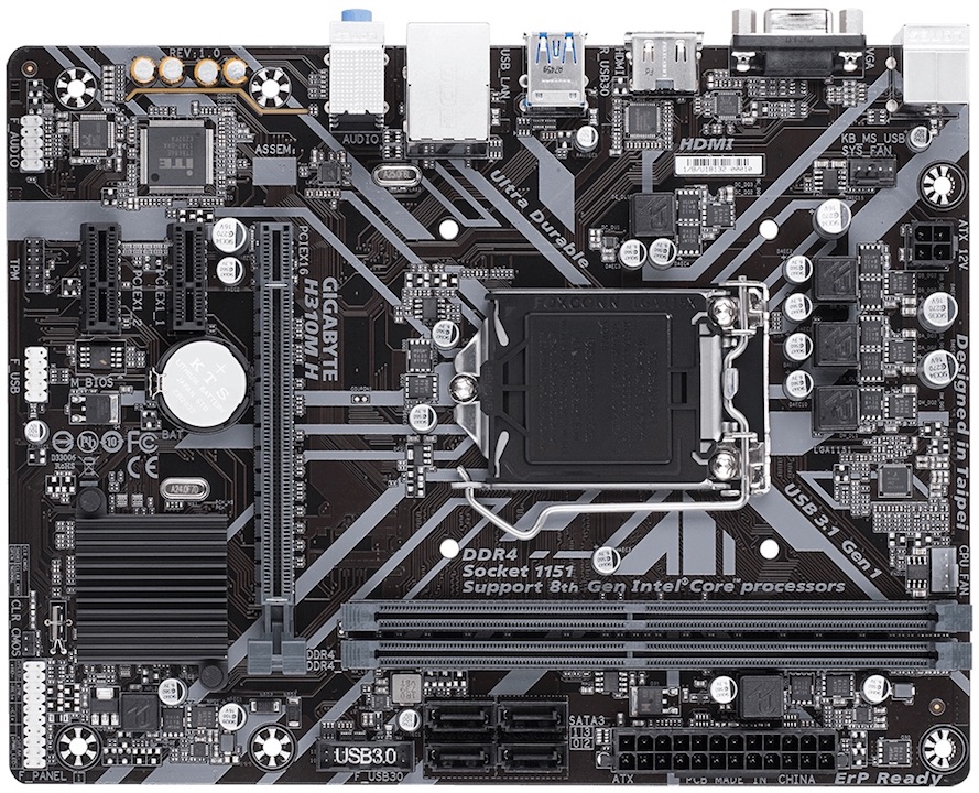 GIGABYTE H310M H (rev. 1.0)