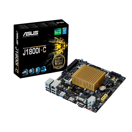 ASUS J1800I-C - Kompaktn� a cenov� v�hodn� z�kladn� deska s SoC procesorem Intel Celeron