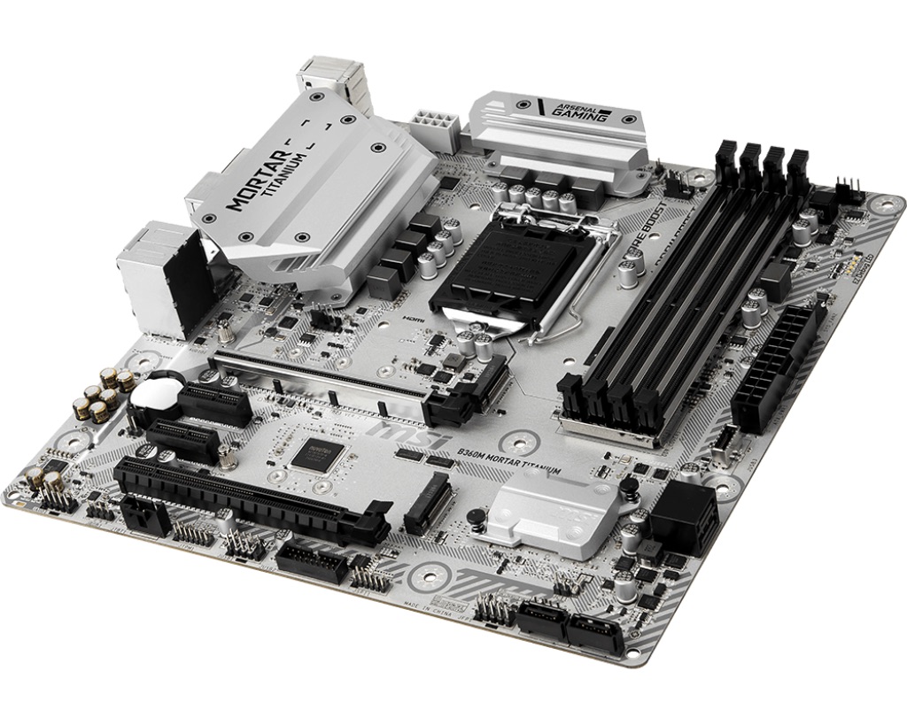MSI B360M MORTAR TITANIUM + led p�sek