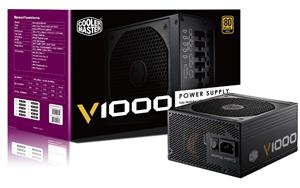 zdroj Cooler Master Vanquard series 1000W aPFC v2.31, 13,5cm fan, 80+ Gold, modular