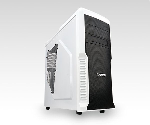 case Zalman miditower Z3 Plus, mATX/ATX, pr�hledn� bok, bez zdroje, USB3.0, �erno-b�l�