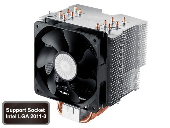 chladi� Cooler Master Hyper 612 ver. 2 ,skt. 1155/1156/1366/775/AM2/AM3/FM1.silent 800-1300rpm
