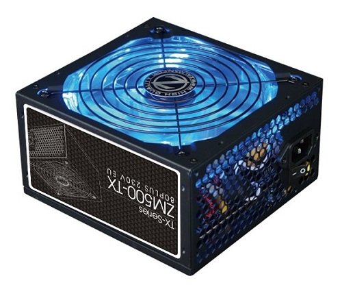 Zdroj Zalman ZM500-TX 500W 80+ ATX12V 2.3 aPFC 14cm fan, ErP 2013