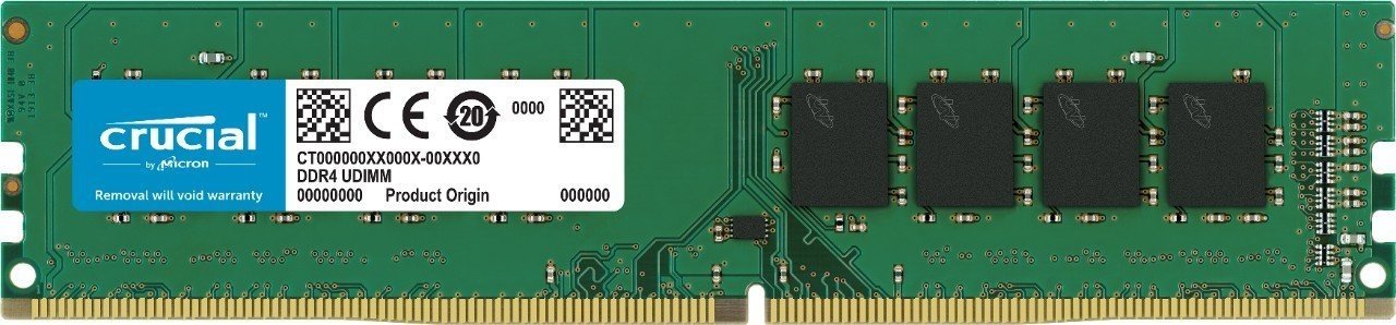 8GB DDR4-2666 MHz Crucial CL19 SRx8