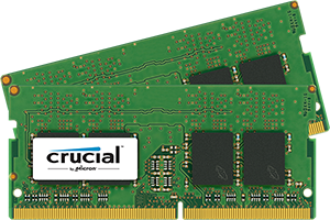 SO-DIMM kit 8GB DDR4 - 2400 MHz Crucial CL17 SR x8, 2x4GB