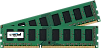 8GB DRR3L - 1866 MHz Crucial CL13 UDIMM kit SR 1.35V/1.5V, 2x4GB