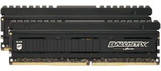 16GB DDR4-3000MHz Ballistix Elite CL15 DRx8, 2x8GB