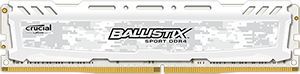 16GB DDR4 - 2400 MHz Crucial Ballistix Sport LT White CL16 DR x8 DIMM