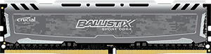 16GB DDR4 - 2400 MHz Crucial Ballistix Sport Grey CL16 DR x8 DIMM