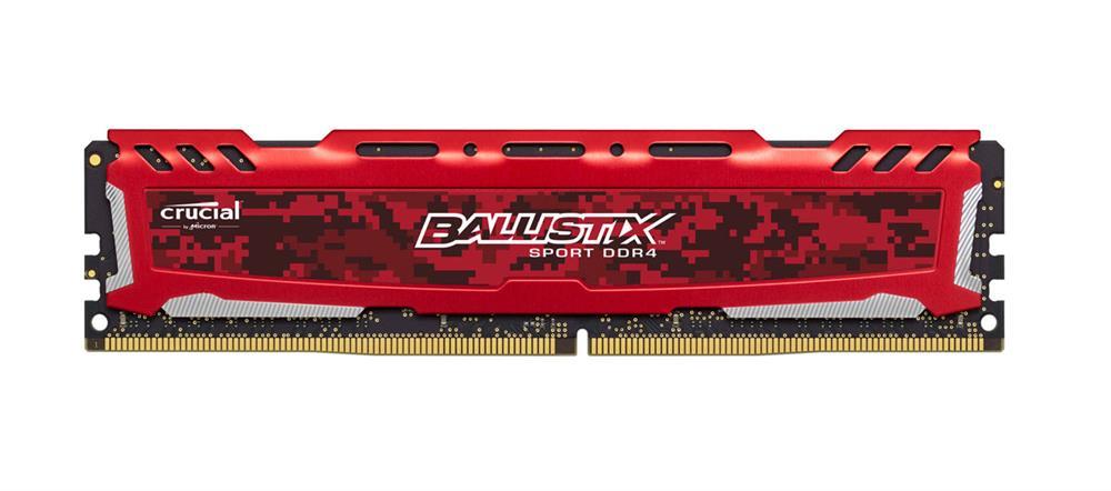 16GB DDR4-2400MHz Crucial Ballistix Sport LT Red CL16 SRx8 uDIMM