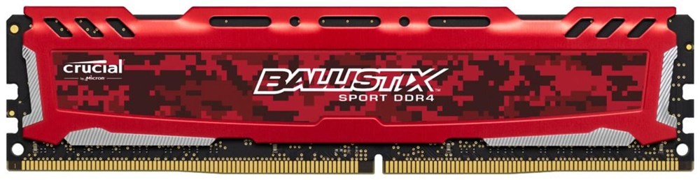 8GB DDR4-2666MHz Crucial Ballistix Sport LT Red CL16 SRx8