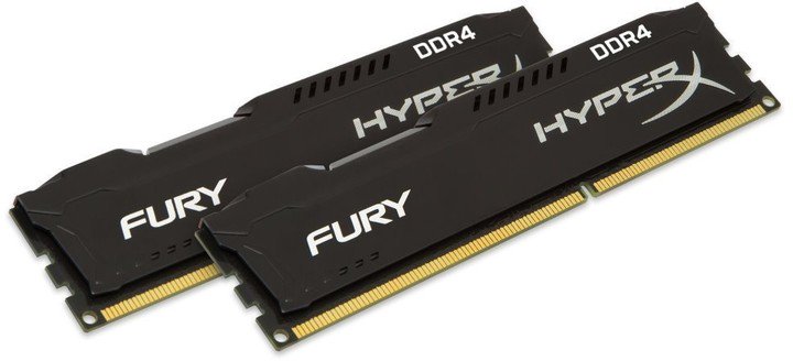 32GB DDR4 2933MHz CL17 HyperX FURY Black, 2x 16GB
