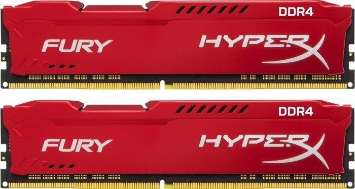 32GB 3466MHz DDR4 CL19 HyperX FURY Red, 2x 16GB
