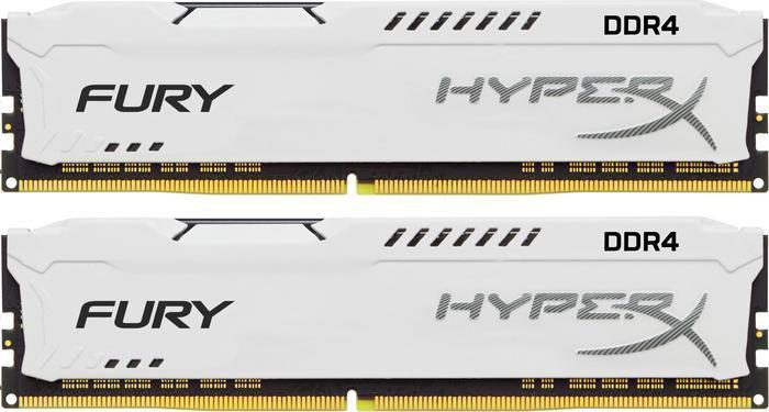 32GB 3466MHz DDR4 CL19 HyperX FURY White, 2x 16GB
