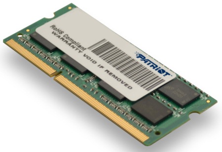 SO-DIMM 8GB DDR3-1333MHz PATRIOT, 2x4GB pro Apple